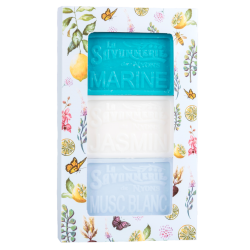 Lot de 3 savons parfumés