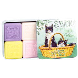 Lot de 4 savons parfumés