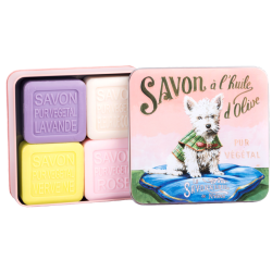 Lot de 4 savons parfumés