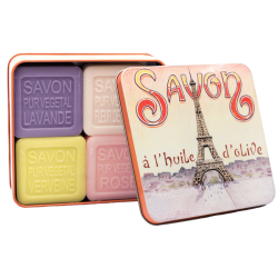 Lot de 4 savons parfumés