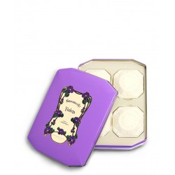 Lot de 4 savons violette...